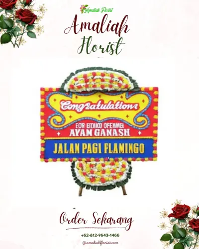Bunga Papan Congratulation di Lawang Kidul
